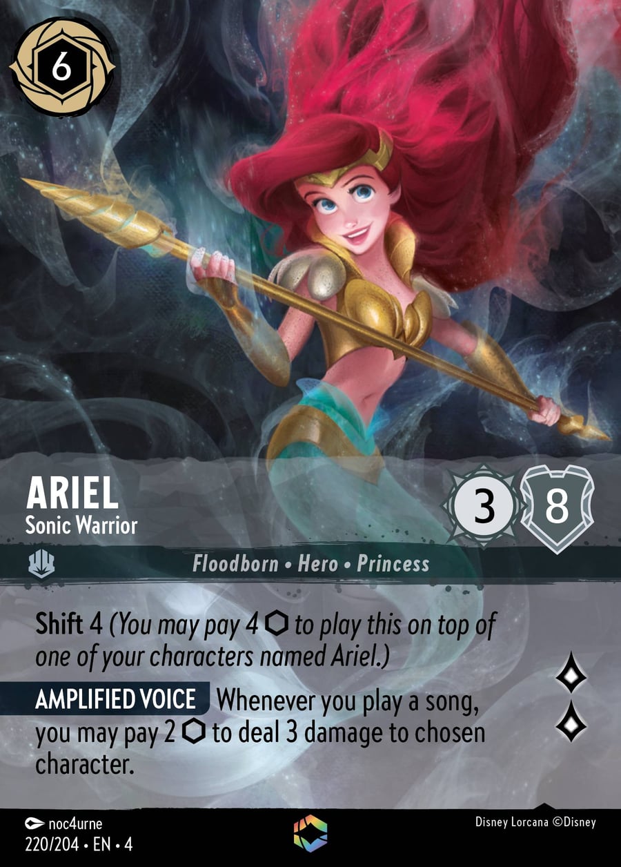 Ariel - Sonic Warrior card art