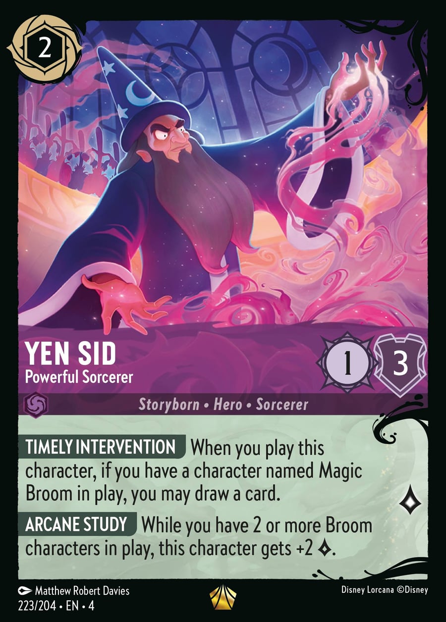 Yen Sid - Powerful Sorcerer card art