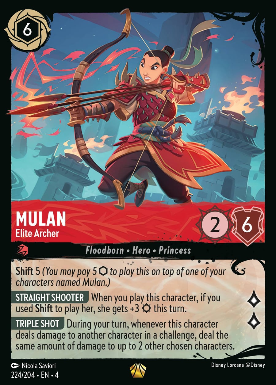 Mulan - Elite Archer card art