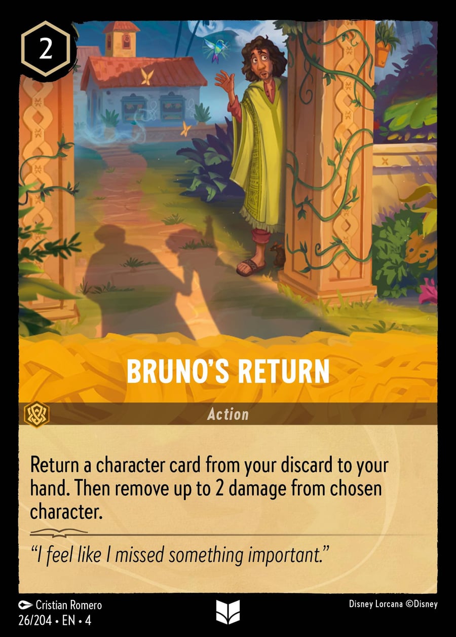Bruno's Return card art