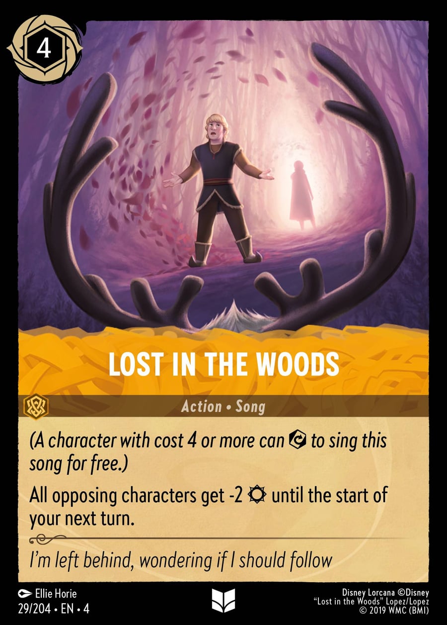 Lost in the Woods card art