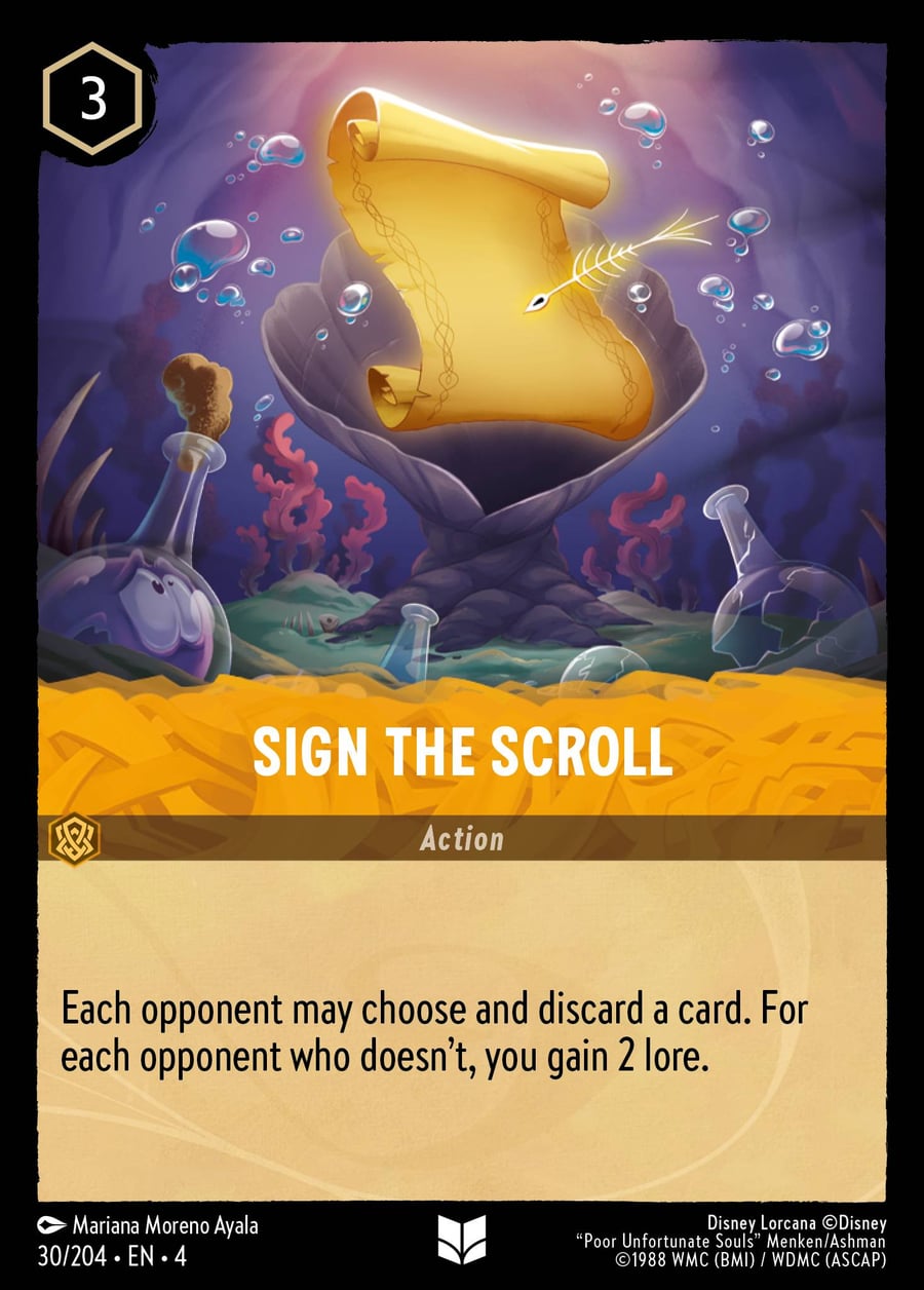 Sign the Scroll card art