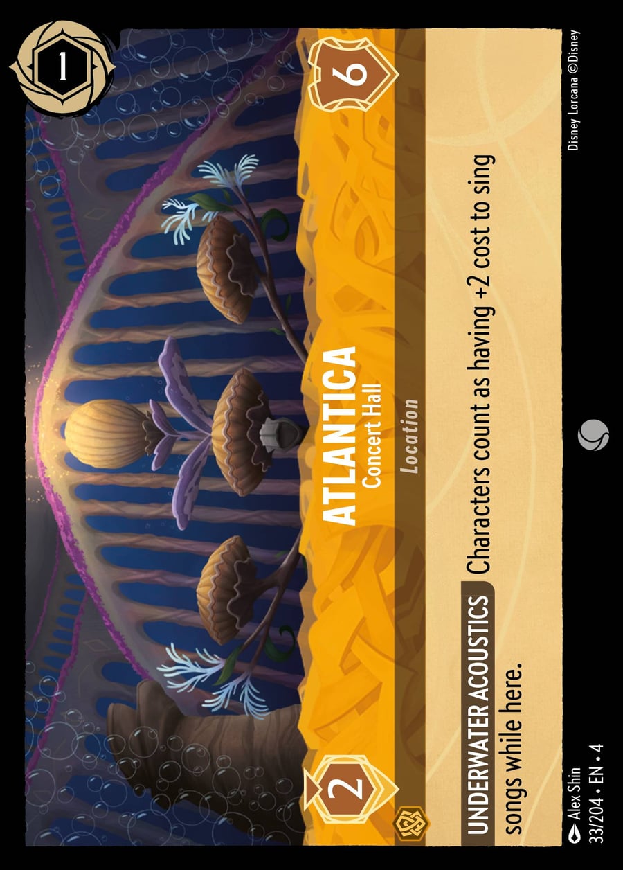 Atlantica - Concert Hall card art