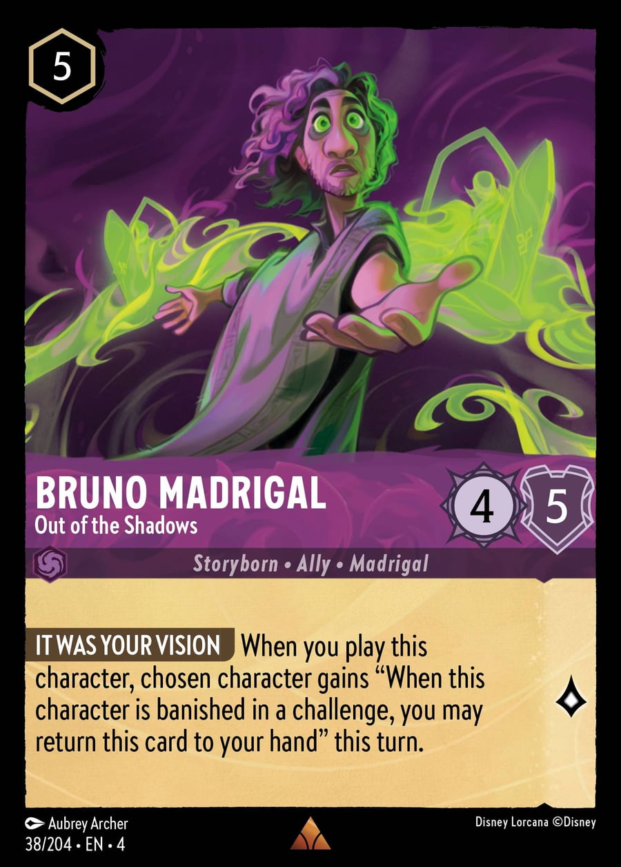 Bruno Madrigal - Out of the Shadows card art