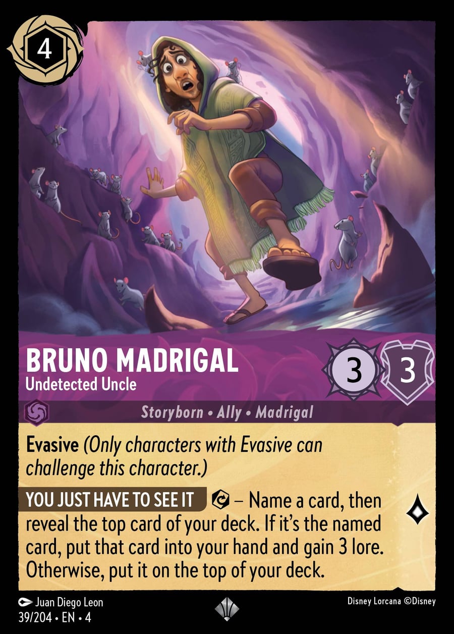 Bruno Madrigal - Undetected Uncle card art