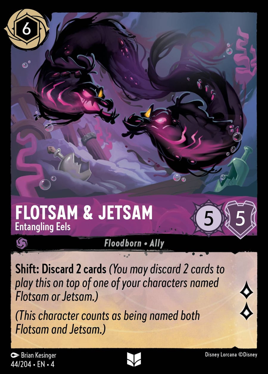 Flotsam & Jetsam - Entangling Eels card art