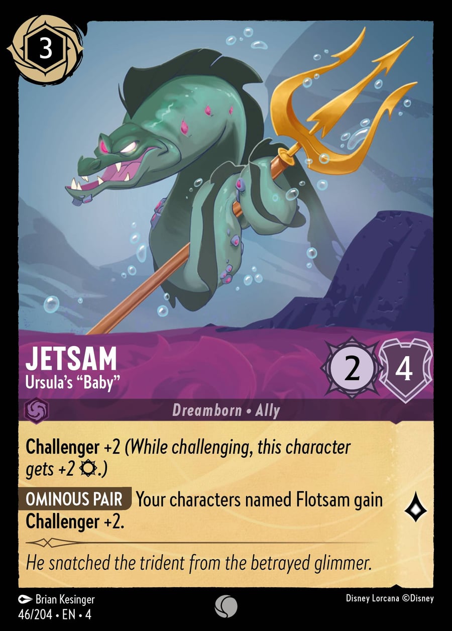 Jetsam - Ursula's "Baby card art