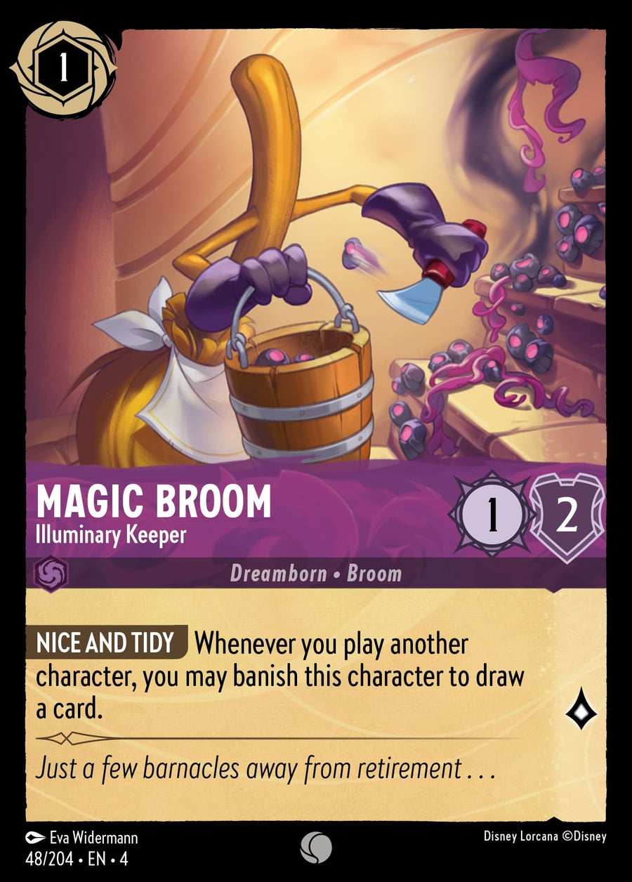 Magic Broom - Illuminary Keeper card art