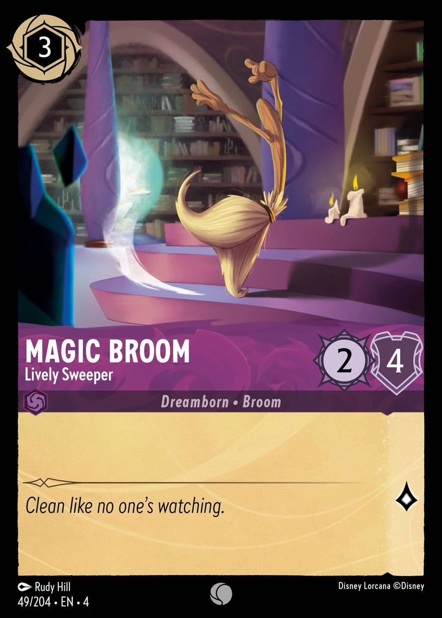 Magic Broom - Lively Sweeper card art