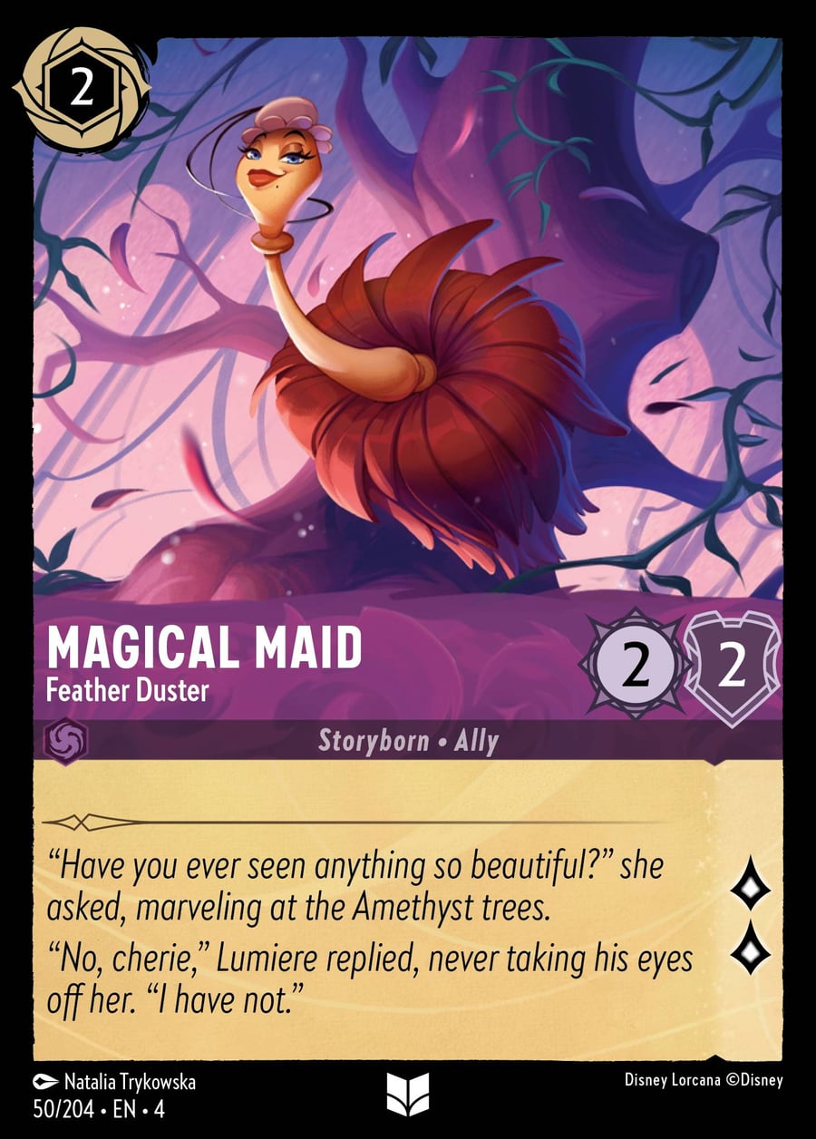 Magical Maid - Feather Duster card art