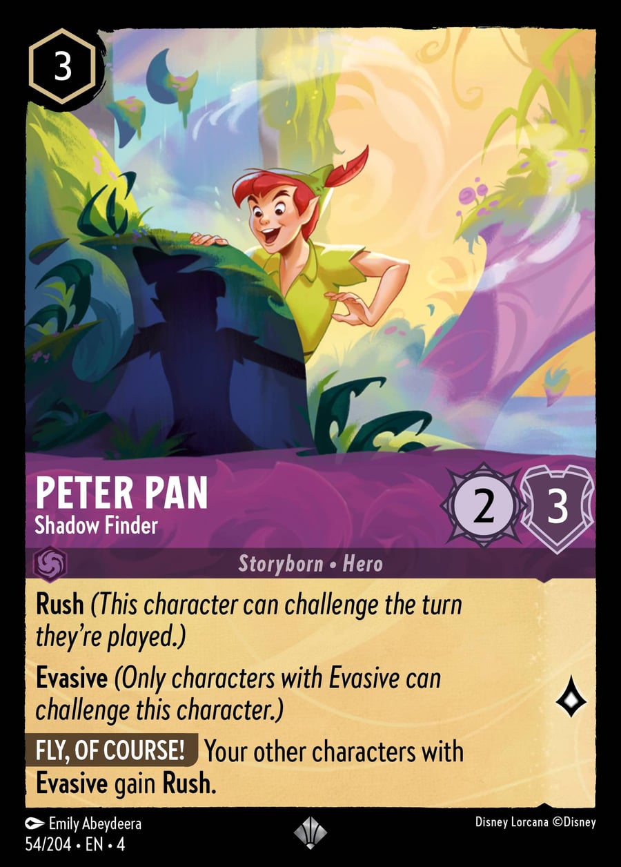 Peter Pan - Shadow Finder card art