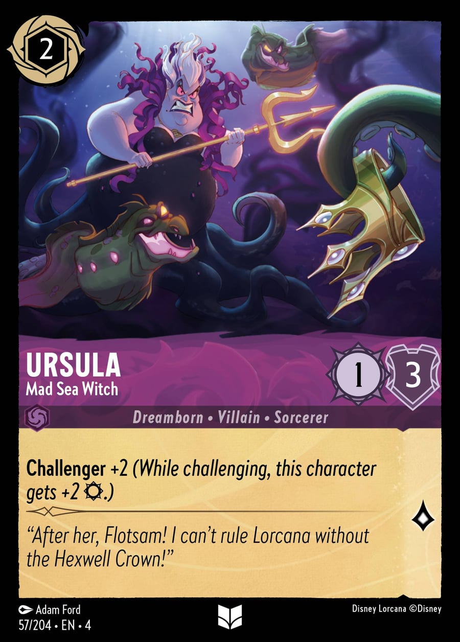 Ursula - Mad Sea Witch card art
