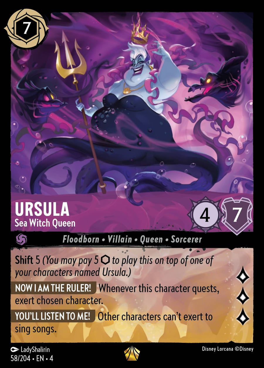 Ursula - Sea Witch Queen card art