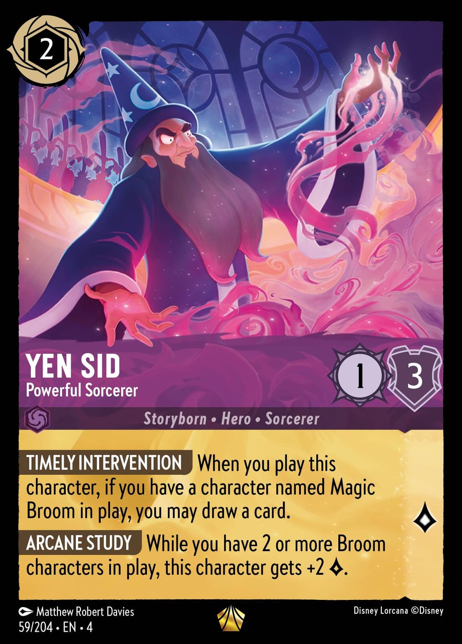 Yen Sid - Powerful Sorcerer card art