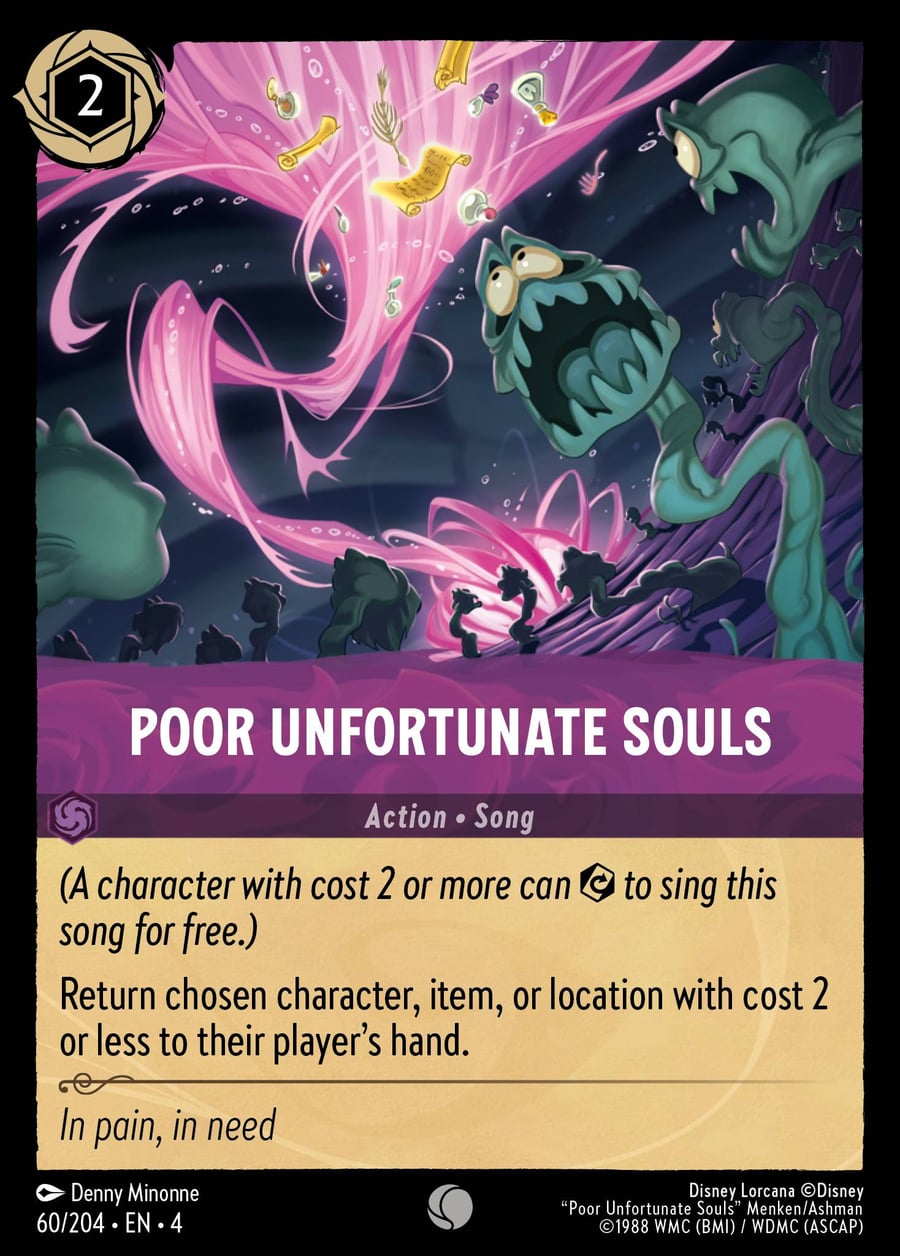 Poor Unfortunate Souls card art