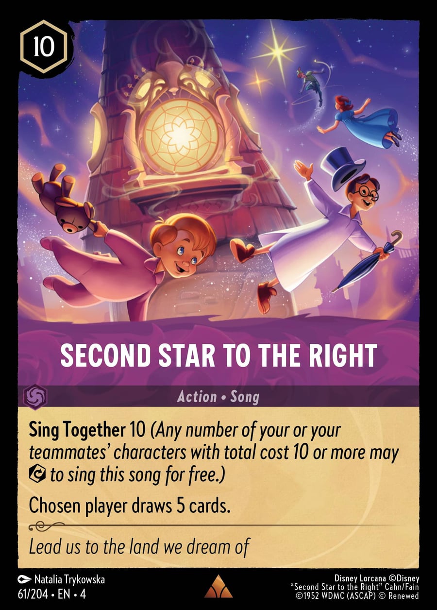 Second Star to the Right card art
