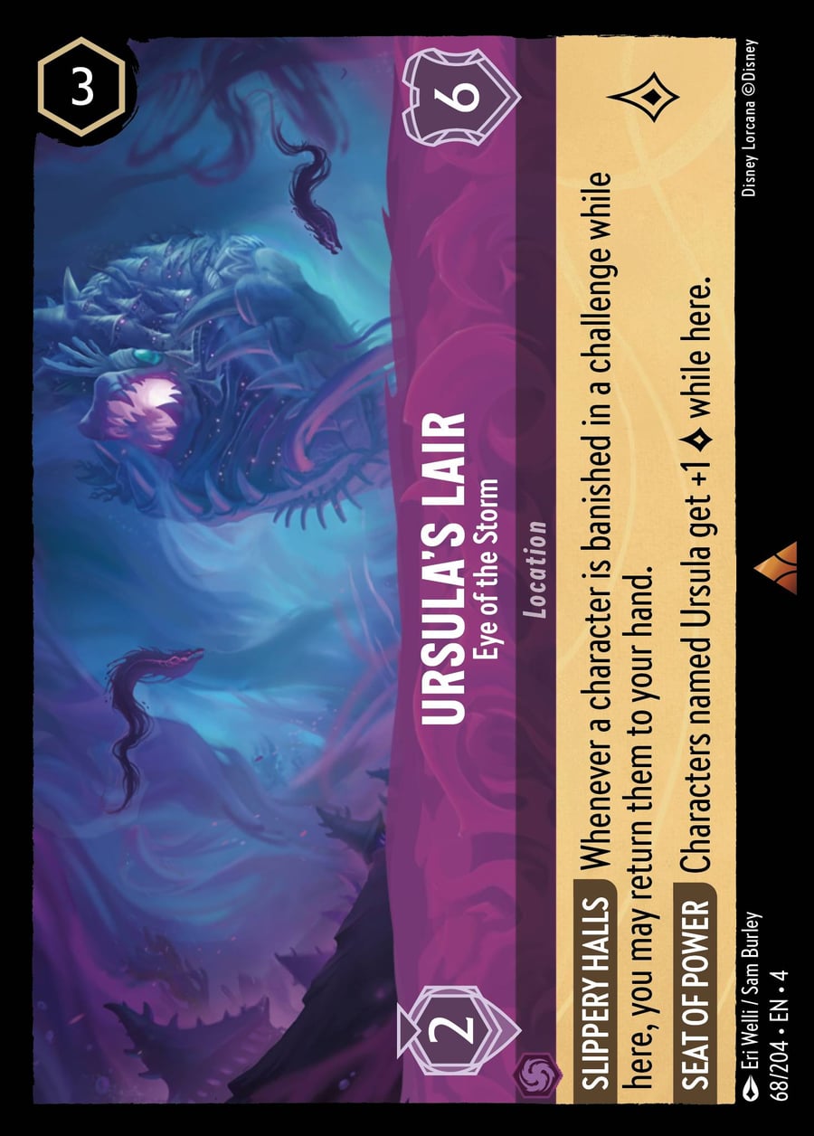Ursula’s Lair - Eye of the Storm card art