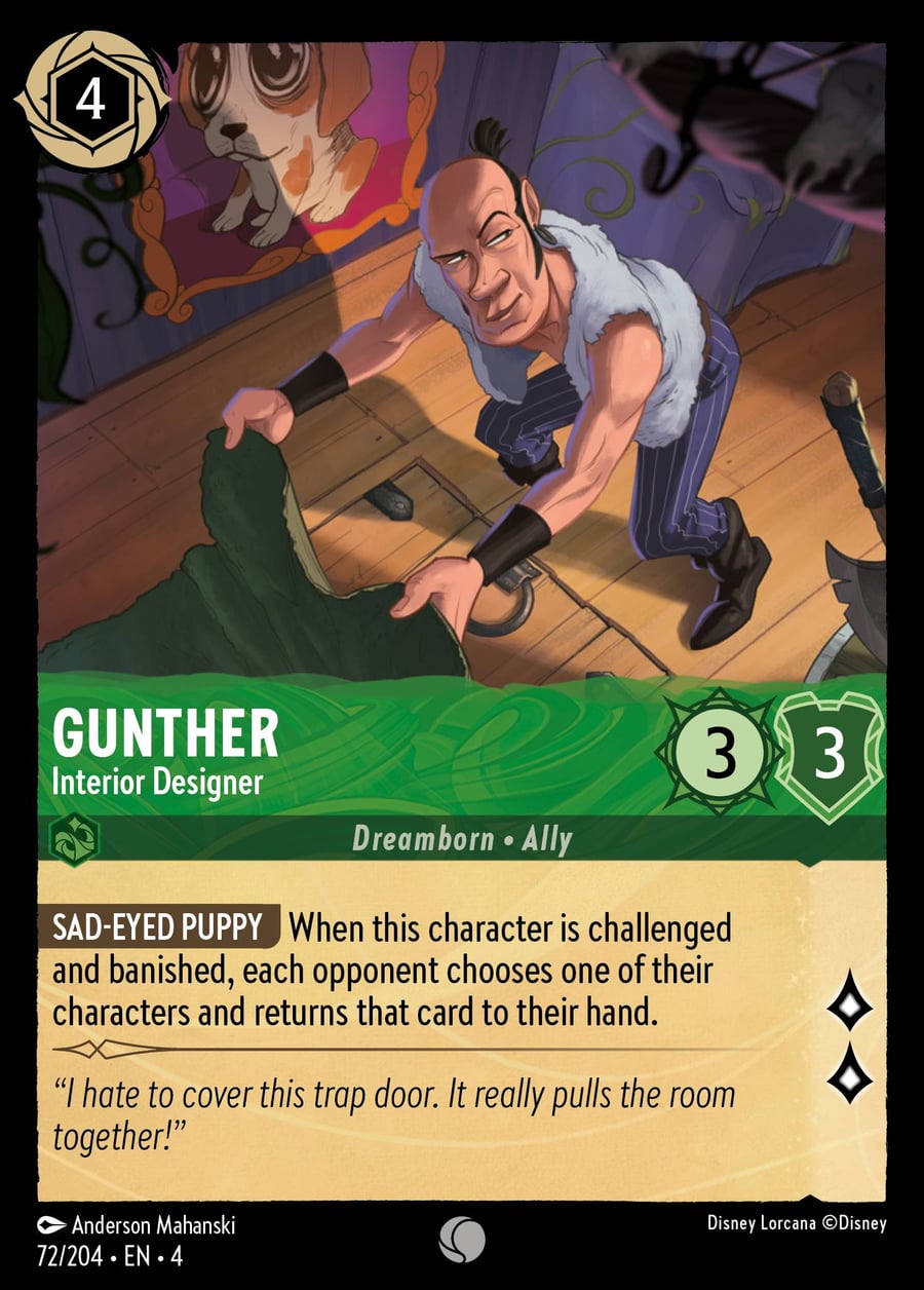 Gunther - Interior Designer card art
