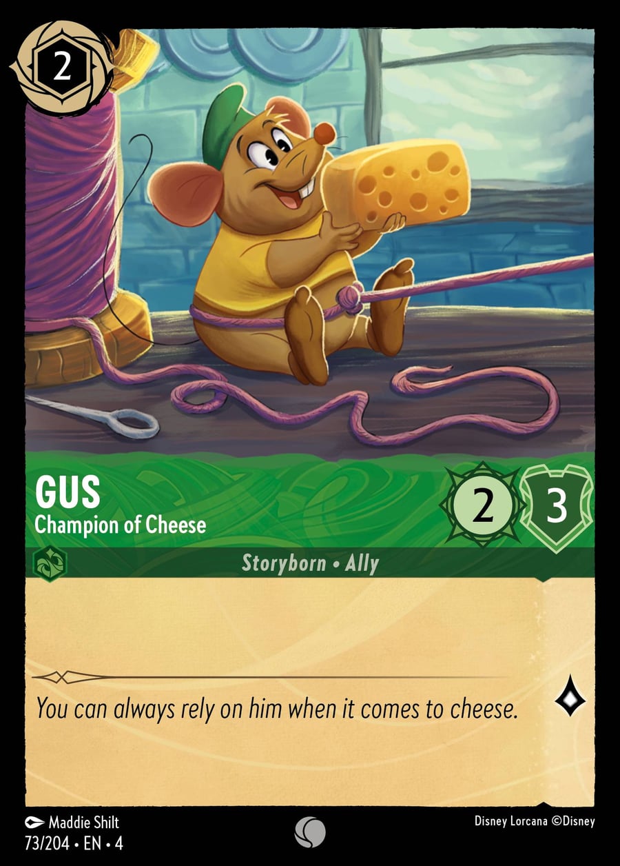 Gus - Champion of Cheese card art