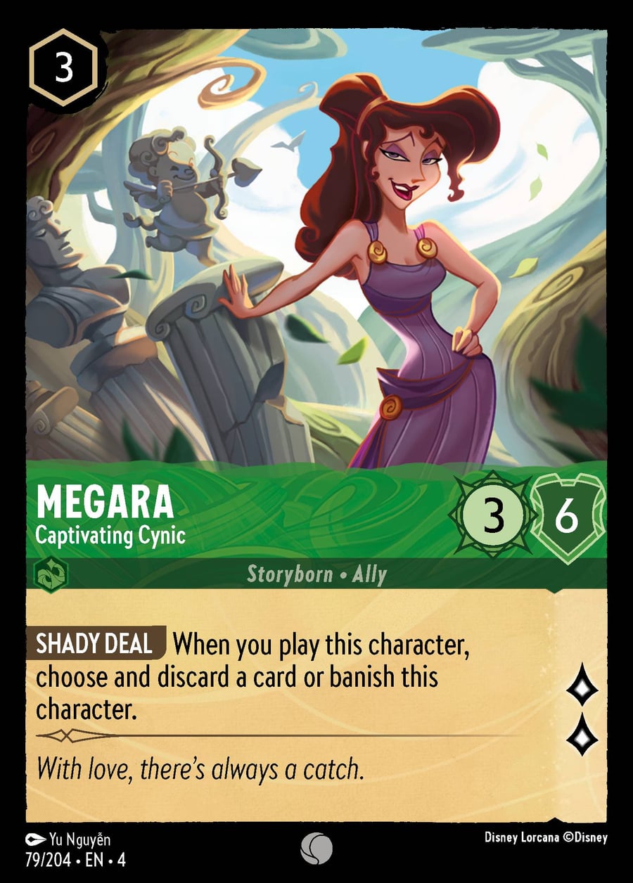 Megara - Captivating Cynic card art