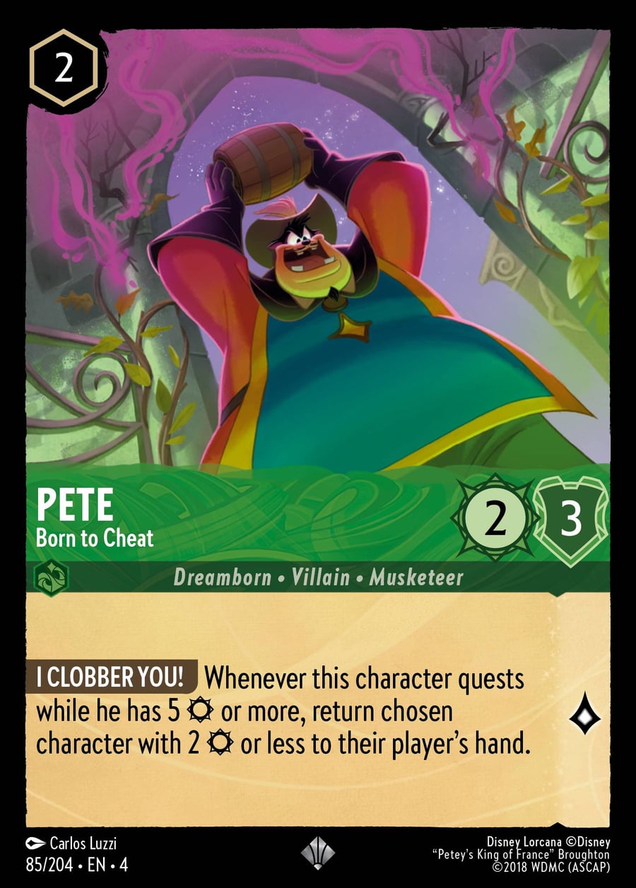 Pete - Born to Cheat card art