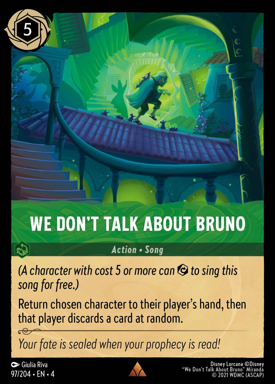 We Don’t Talk About Bruno card art