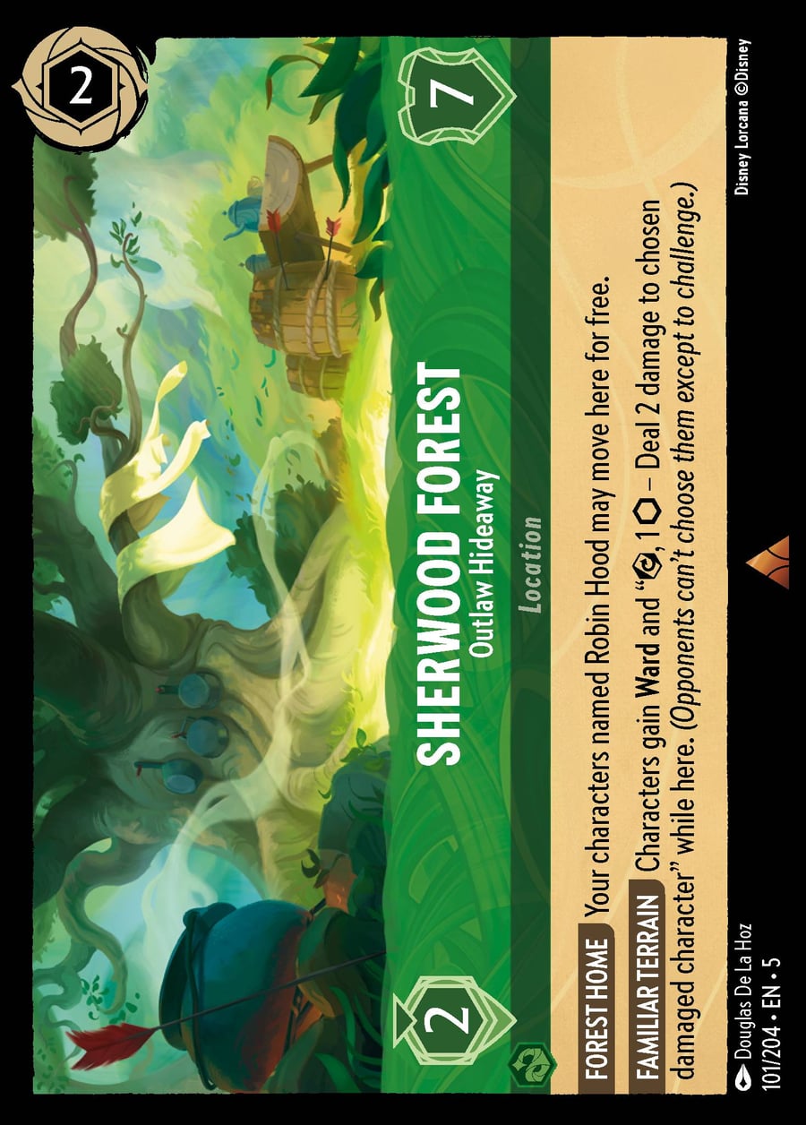 Sherwood Forest - Outlaw Hideaway card art