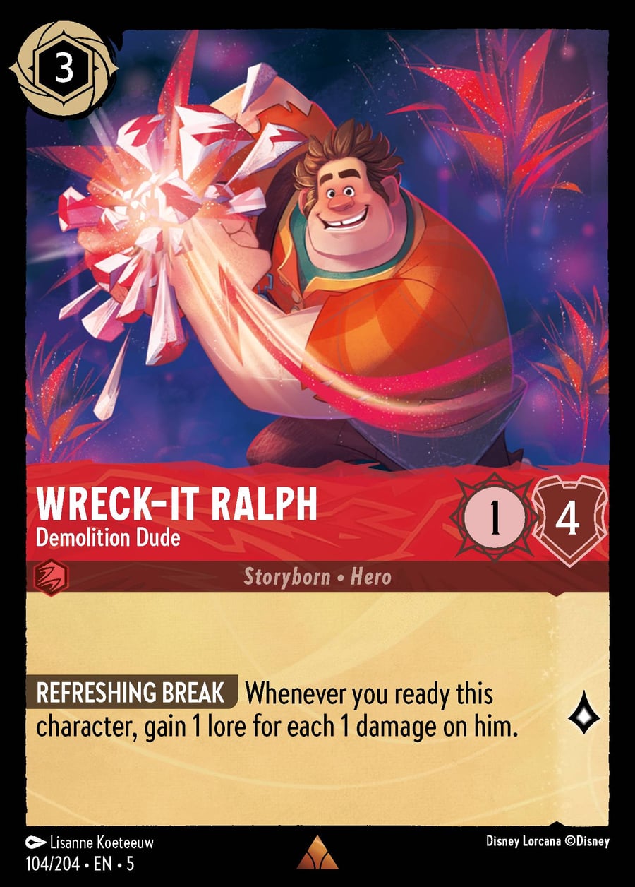 Wreck-It Ralph - Demolition Dude card art