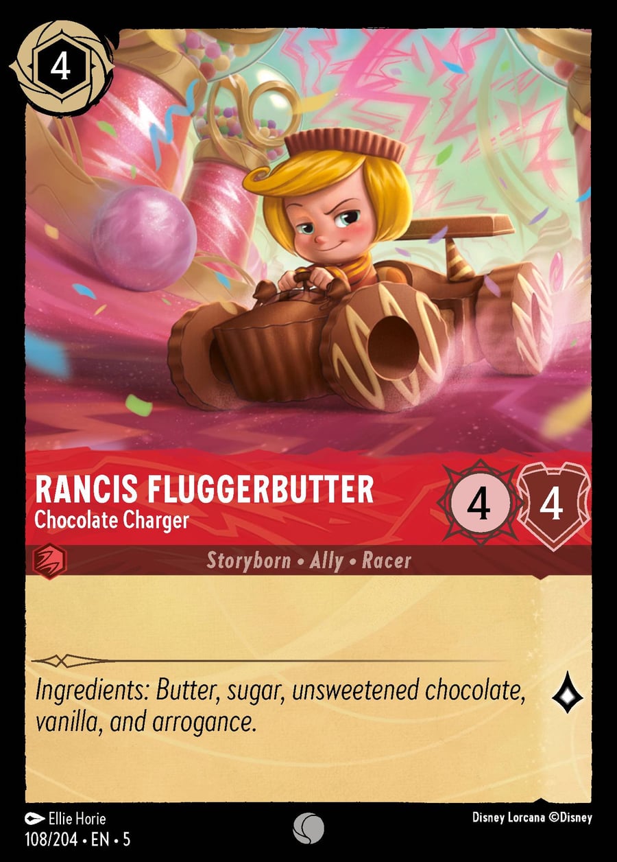 Rancis Fluggerbutter - Chocolate Charger card art