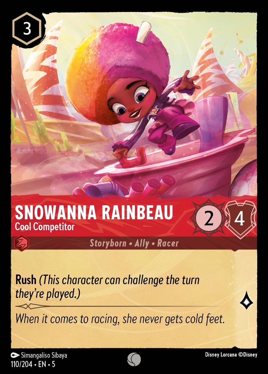 Snowanna Rainbeau - Cool Competitor card art