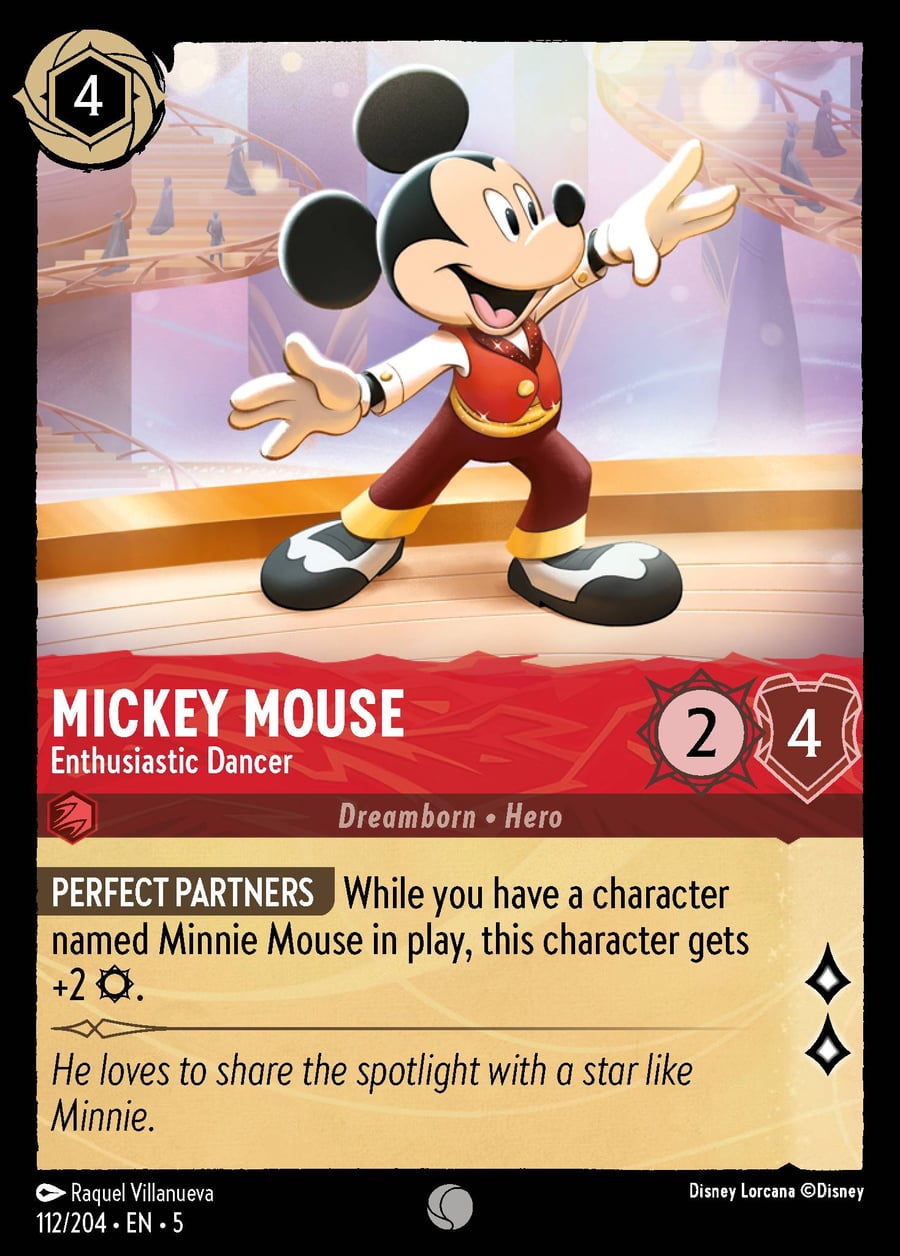 Mickey Mouse - Enthusiastic Dancer card art