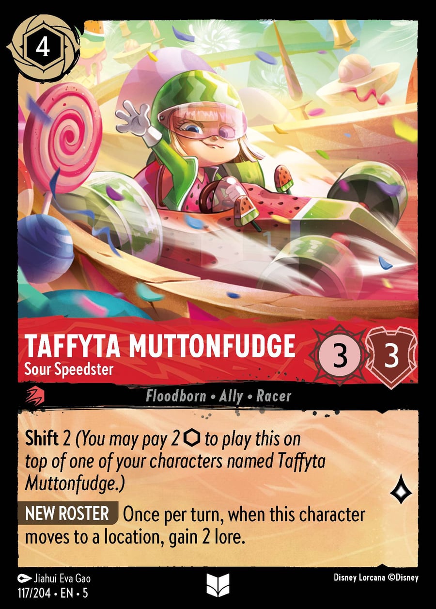 Taffyta Muttonfudge - Sour Speedster card art