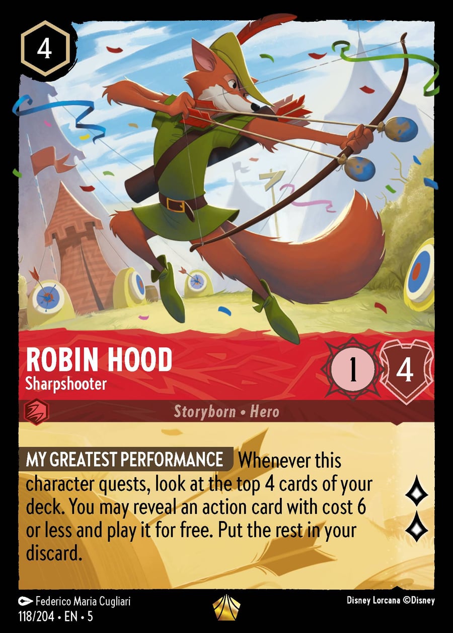 Robin Hood - Sharpshooter card art