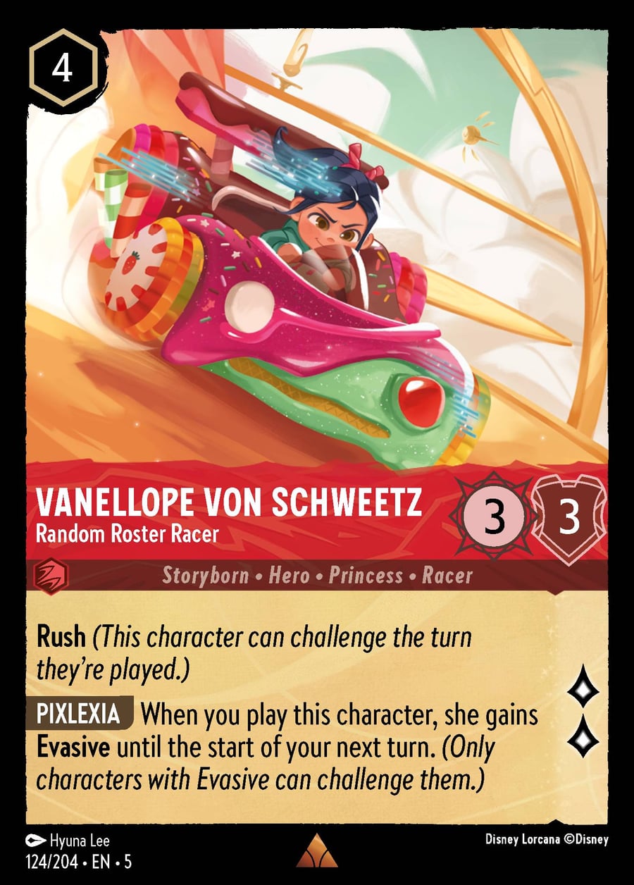 Vanellope von Schweetz - Random Roster Racer card art
