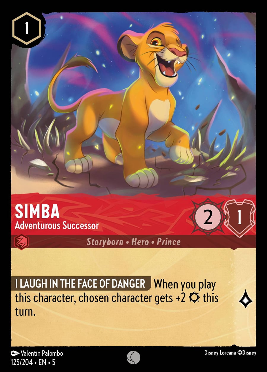 Simba - Adventurous Successor card art