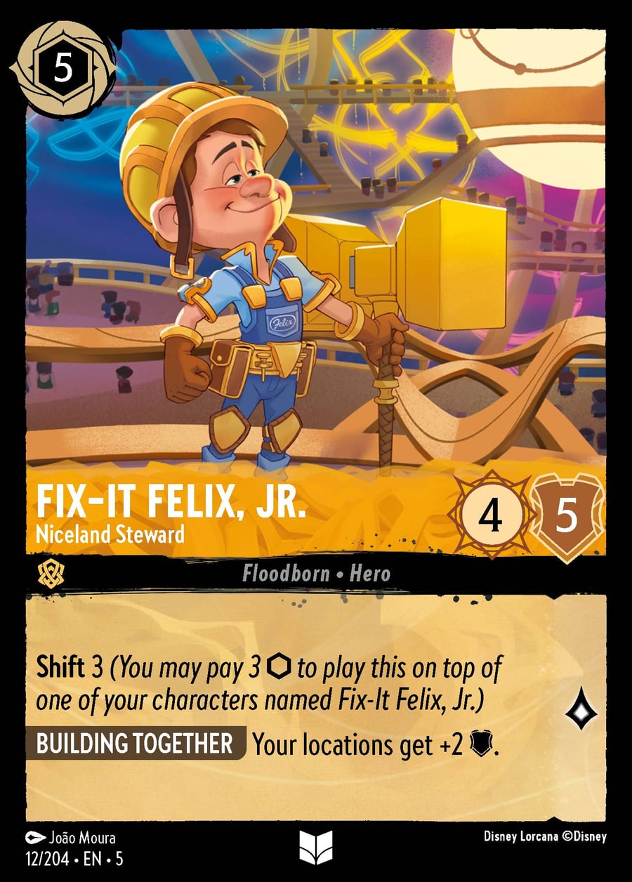 Fix-It Felix, Jr. - Niceland Steward card art