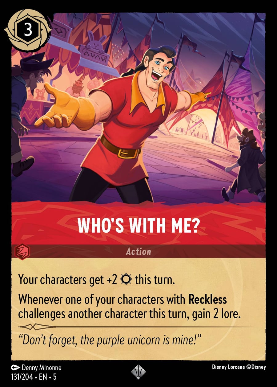 Who's With Me? card art