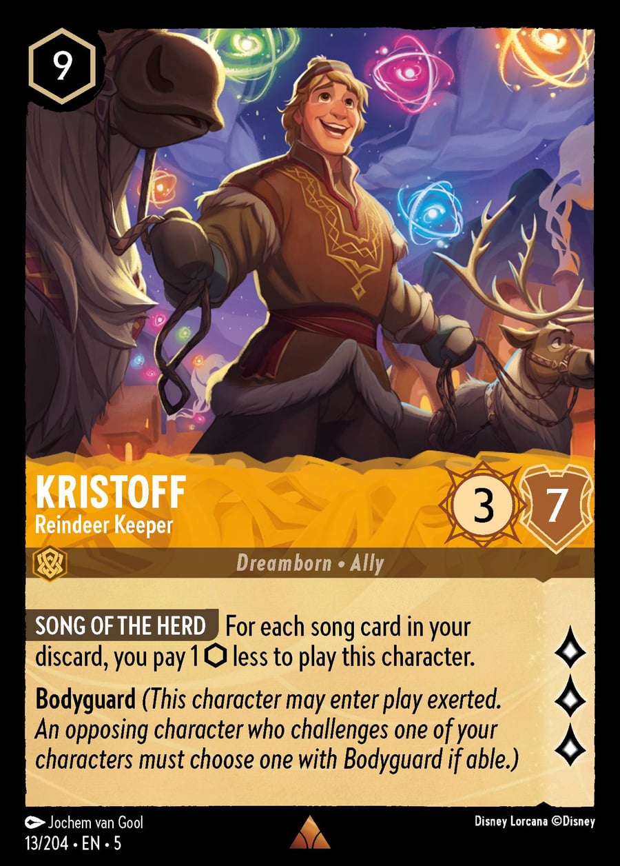 Kristoff - Reindeer Keeper card art