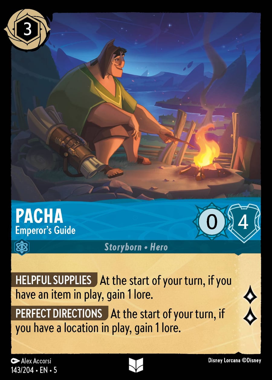 Pacha - Emperor's Guide card art