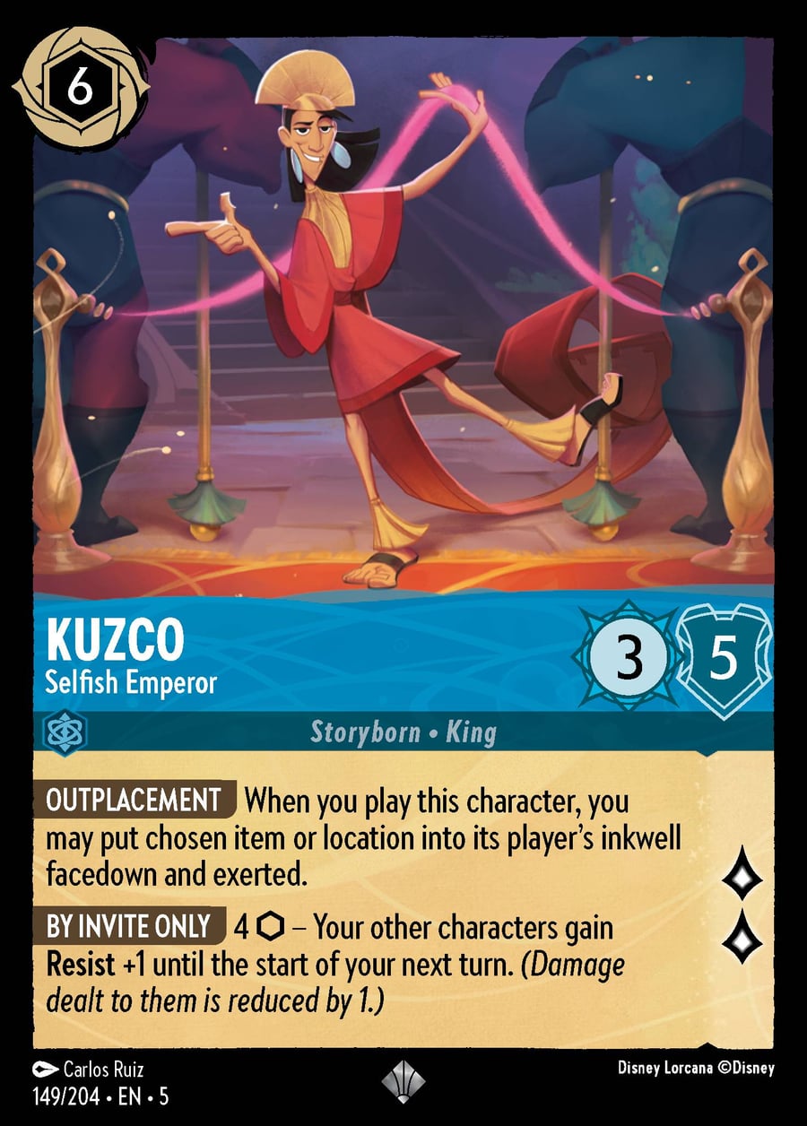 Kuzco - Selfish Emperor card art