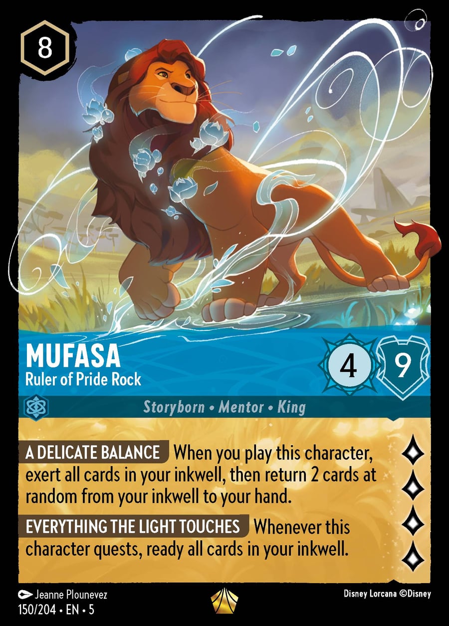 Mufasa - Ruler of Pride Rock card art