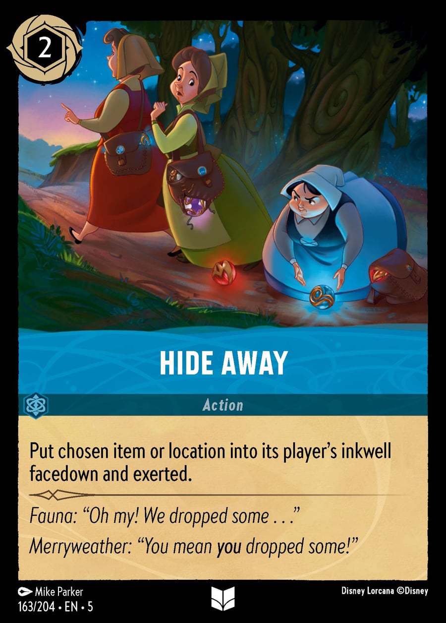 Hide Away card art