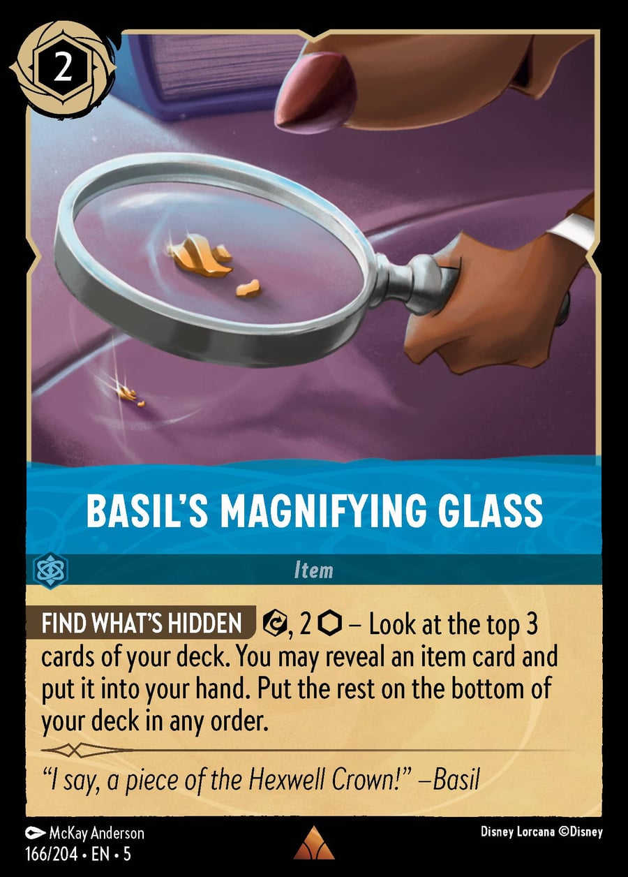 Basil's Magnifying Glass card art