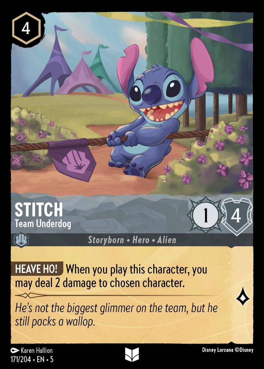 Stitch - Team Underdog card art