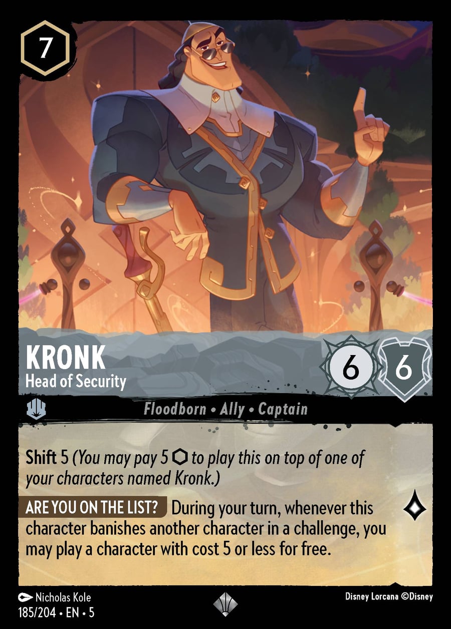 Kronk - Head of Security card art