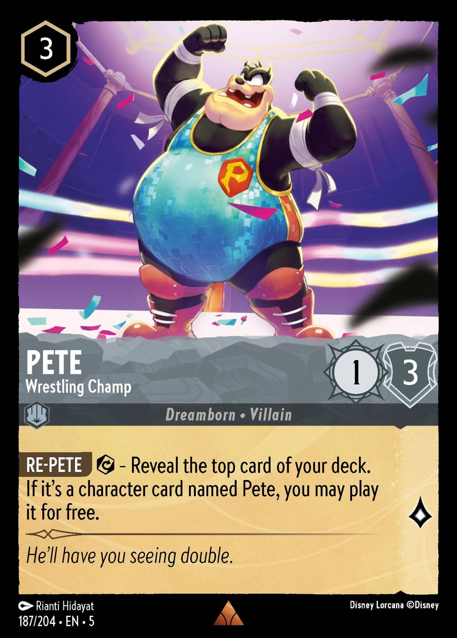 Pete - Wrestling Champ card art