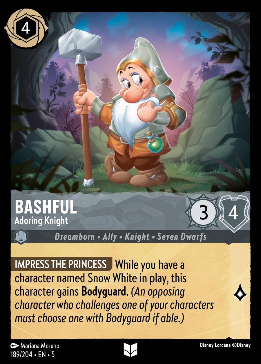 Bashful - Adoring Knight card art