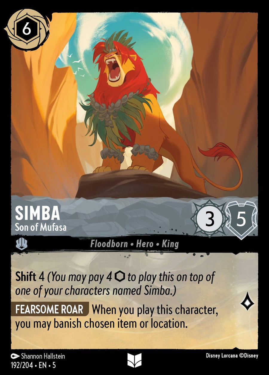 Simba - Son of Mufasa card art