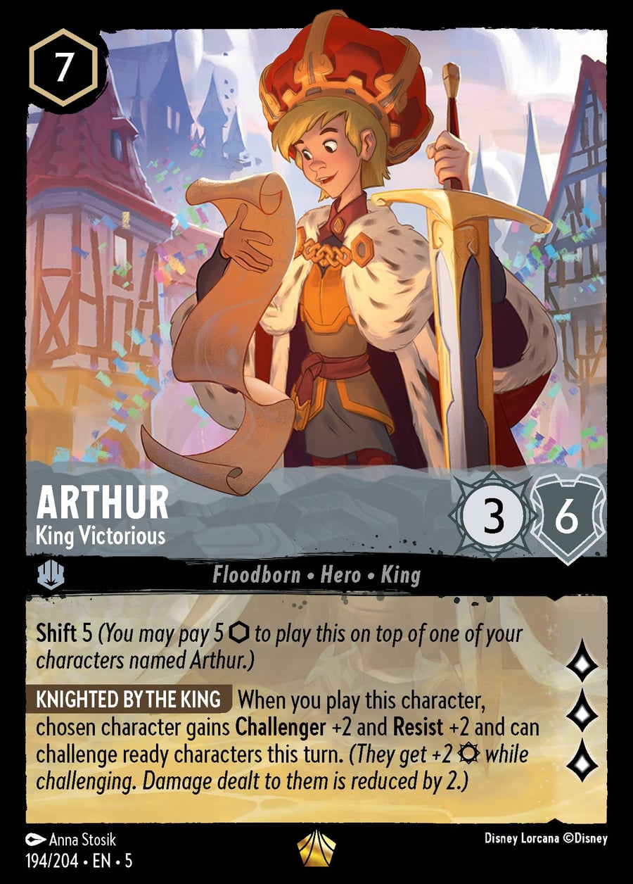Arthur - King Victorious card art