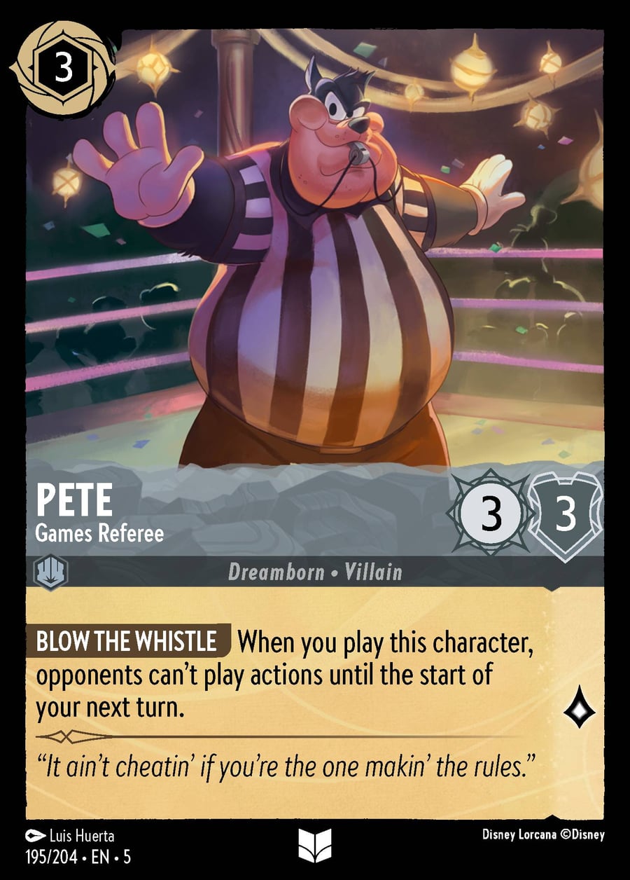Pete - Games Referee card art